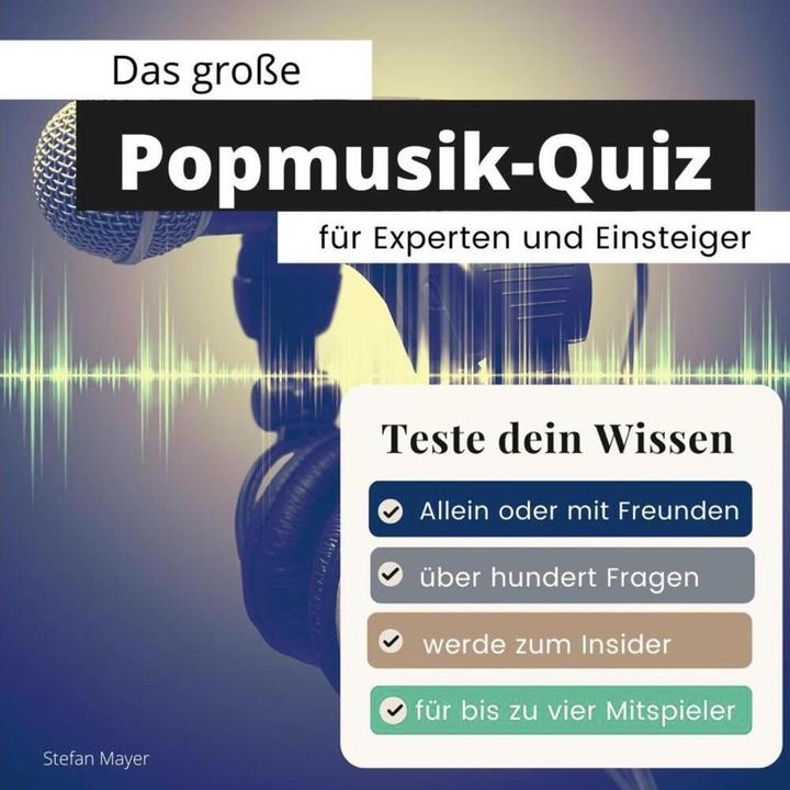 Immagine prodotto Il grande quiz sulla musica pop per esperti e principianti (Tedesco, Stefan Mayer, 2022)