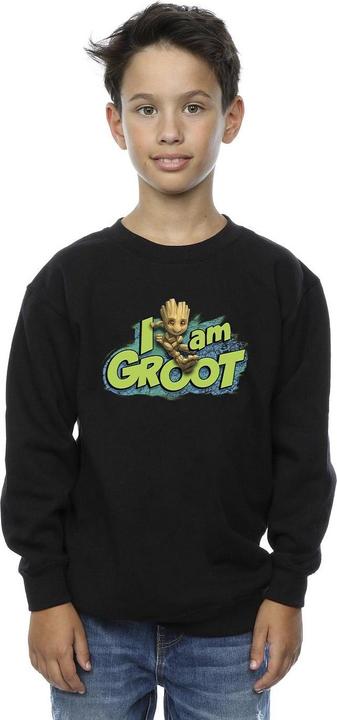 Produktbild Guardians Of The Galaxy I Am Groot Jumping Sweatshirt Jungen (152, 158)