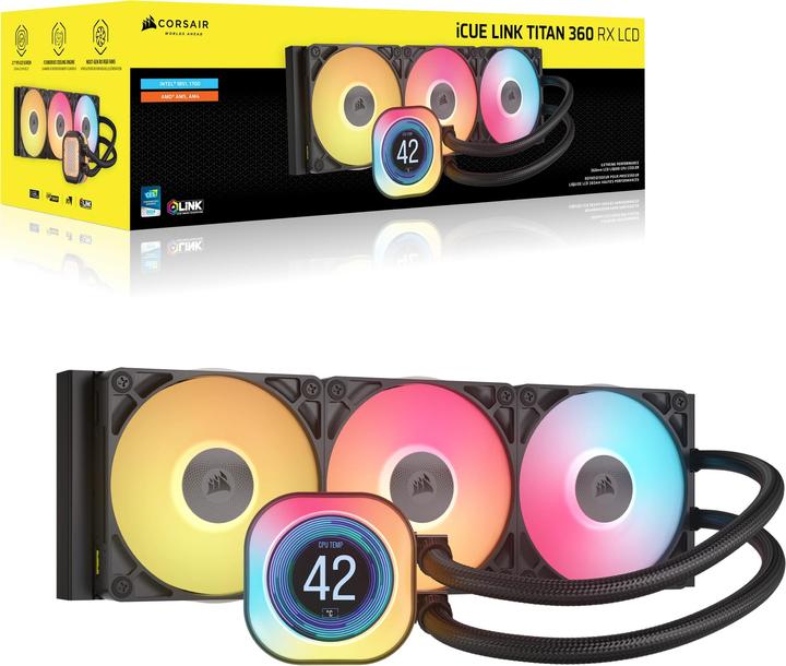 Actual product image Corsair iCUE Link Titan RX 360