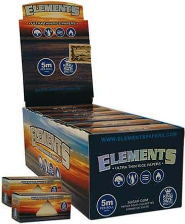 Actual product image Element King Size Blue (Box 12pcs.)