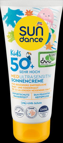 Produktbild dm Sundance MED Ultra Sensitiv (Sonnencreme, SPF 50+, 100 ml)