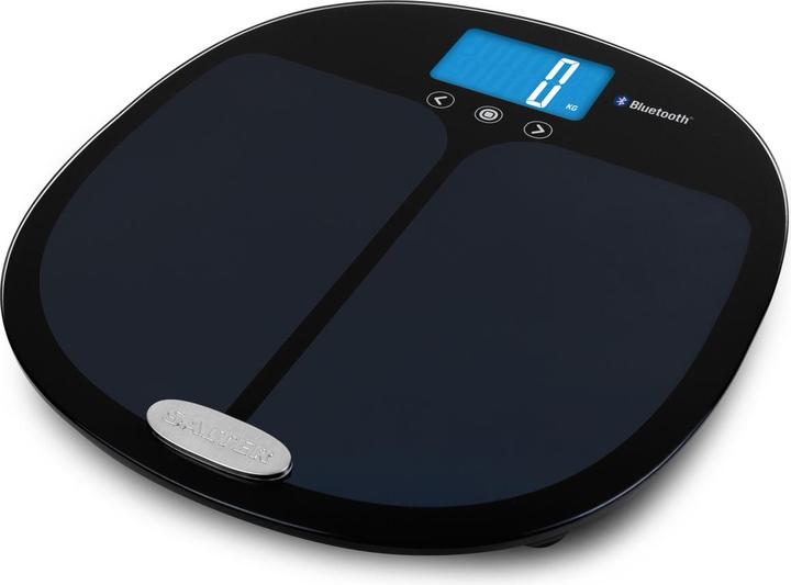 Image du produit Salter 9192 BK3R Curve Bluetooth Smart Analyser Échelle de salle de bains noire (180 kg)