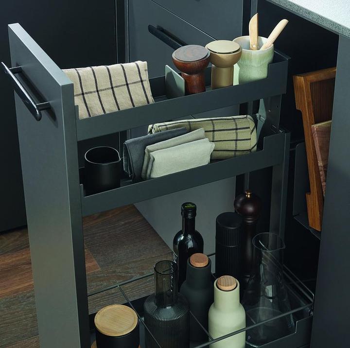 Actual product image Peka Metall Base cabinet front pullout Pinello Board