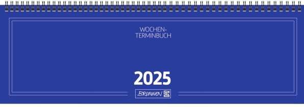 Produktbild Querkalender 775 42x13,7cm 1 Woche/2 Seiten Karton blau 2025 (Deutsch)