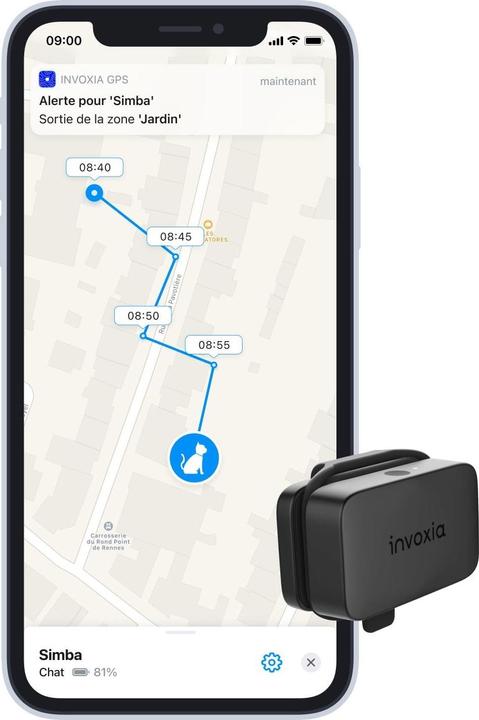 Actual product image Invoxia Pet GPS Tracker (Dog, Cat, General)