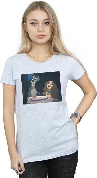 Image du produit Disney - T-shirt LADY AND THE TRAMP SPAGHETTI SLURP - Femme (XXL)