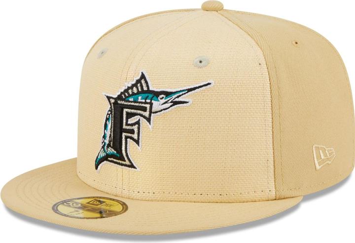 Image du produit New Era 59Fifty Fitted Cap - RAFFIA Florida Marlins (7)