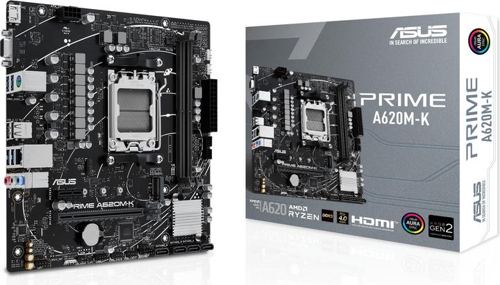 Actual product image ASUS PRIME A620M-K (AM5, AMD A620, mATX)