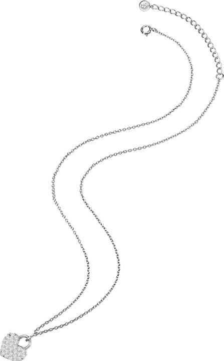 Image du produit Glanzstücke München Femme coeur argent sterling zirconium argent 40,0 cm chaîne de base + 5,0 cm extension - 23782 (Argent Sterling, 40 - 45 cm)