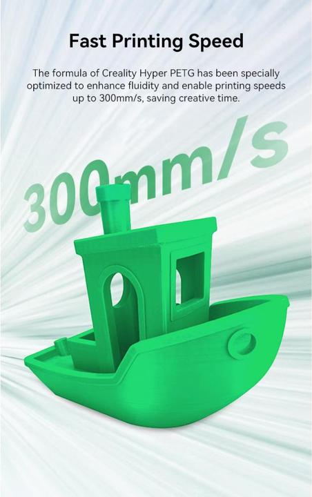 Image du produit Creality Hyper (PETG, 1.75 mm, 1000 g, Transparent)