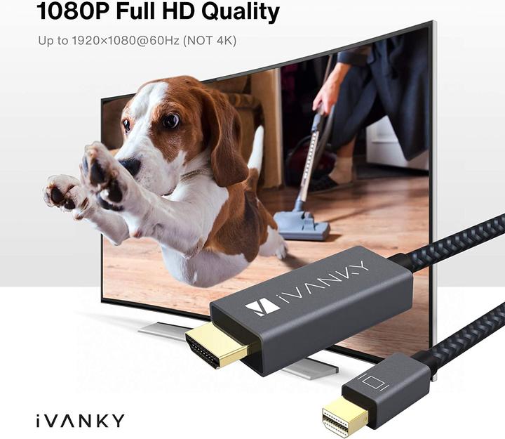 Immagine prodotto Ivanky Mini DisplayPort — HDMI (Typ A) (2 m, DisplayPort, HDMI)