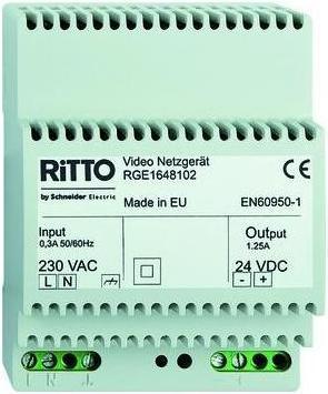 Actual product image Ritto RGE1648102 Power Supply Intercom System Accessories