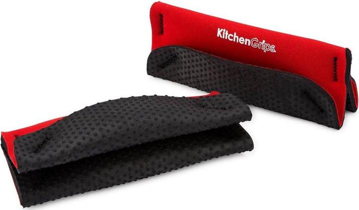 Immagine prodotto Cuisipro Protezione delle dita nero trasversale 2 pezzi rosso 13cm (13 cm, Tessuto, Materiale sintetico)