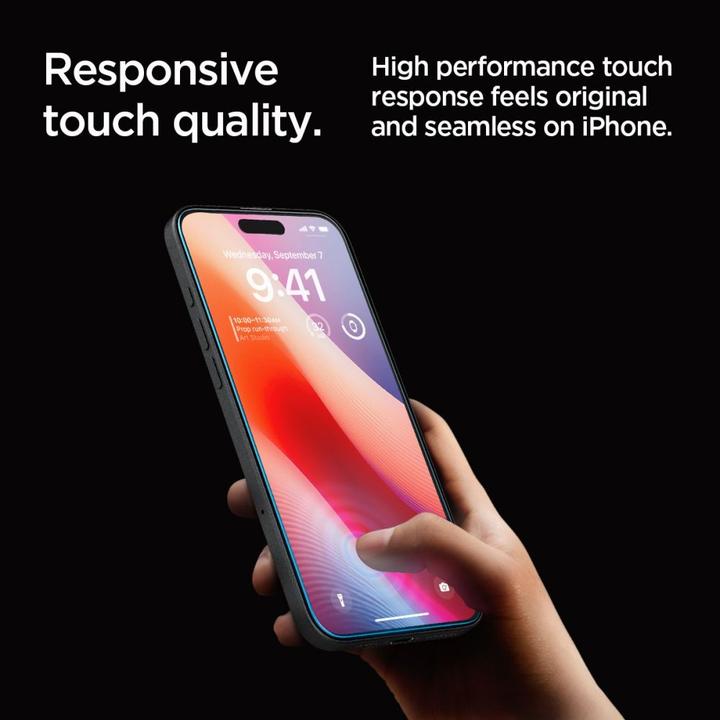 Image du produit Spigen Glas.TR EZ Fit (2 pièce(s), Apple iPhone 16 Pro Max)