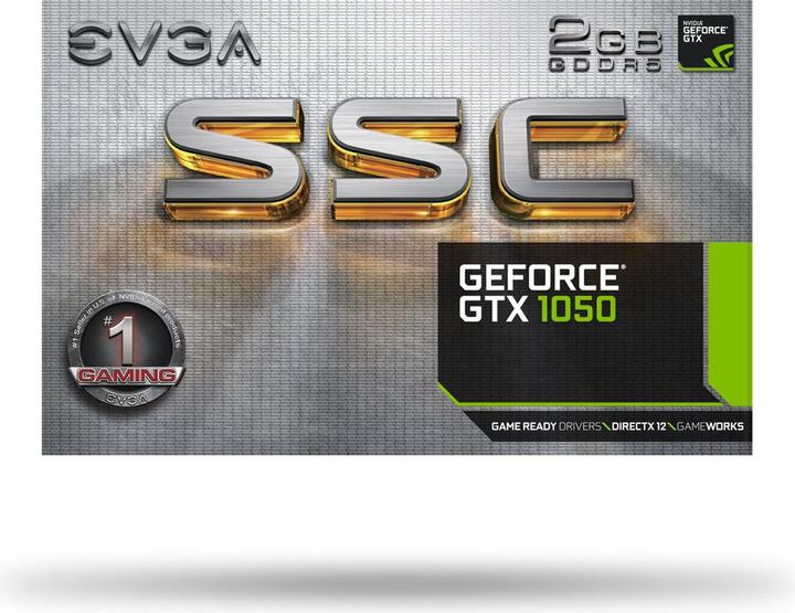 Actual product image EVGA GeForce GTX 1050 SSC Gaming (2 GB)