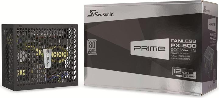 Actual product image Seasonic Prime PX-500 Fanless (500 W)
