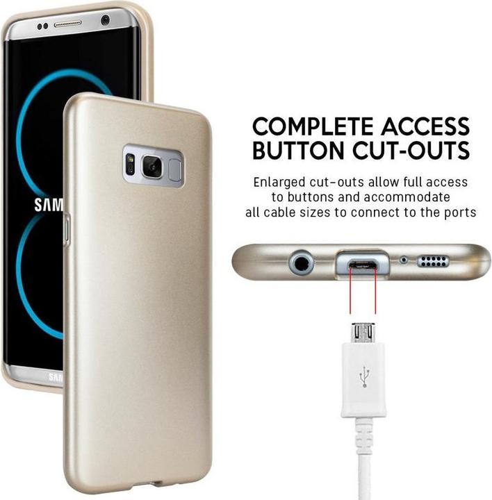 Produktbild I-Jelly - Samsung Galaxy S8+ Hülle (Gold) (Samsung Galaxy S8+)