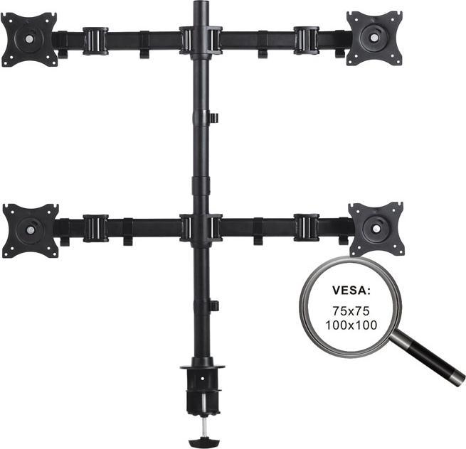 Immagine prodotto Purelink Supporto per monitor PureMounts - 4 monitor (Tavolo, 27")