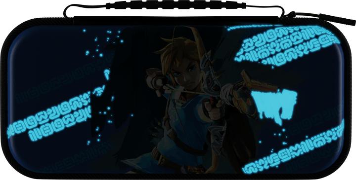 Actual product image PDP Travel Case Plus GLOW: Link Hero, For Nintendo Switch, Nintendo Switch Lite, Nintendo Switch - OLED (Switch, Switch OLED, Switch Lite)