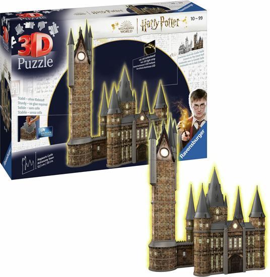 Actual product image Ravensburger 3D Puzzle 11551 - Harry Potter Hogwarts Castle - Astronomy Tower - Night Edition - 540 (540 pieces)