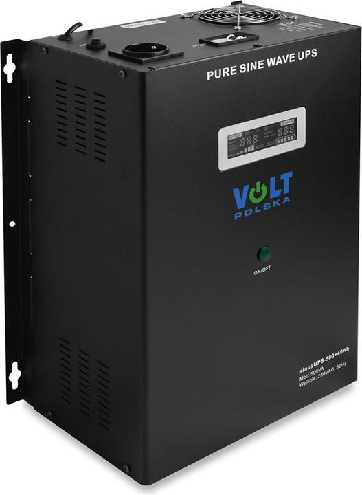 Actual product image Volt Polska SINUS UPS 500 + BATTERY 40AH (300/500W) EMERGENCY POWER SUPPLY (300 W)