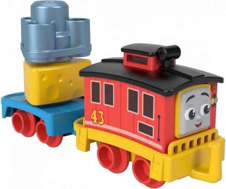 Fisher-Price Thomas & Friends Toddler Toy My First Brake Car Bruno Push-Along Vehicle with Stacking Cargo for Pre