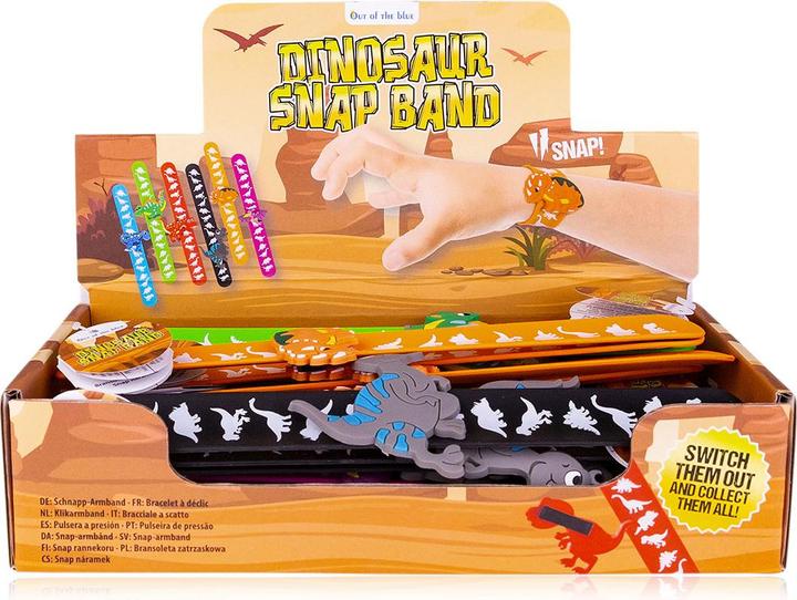 Produktbild Out of the blue Schnapp-Armband, Dinosaurier assortiert (21.50 cm, Silikon und PVC)