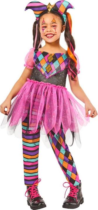 Produktbild Bristol Novelty Harlequin Kostüm Mädchen (104)