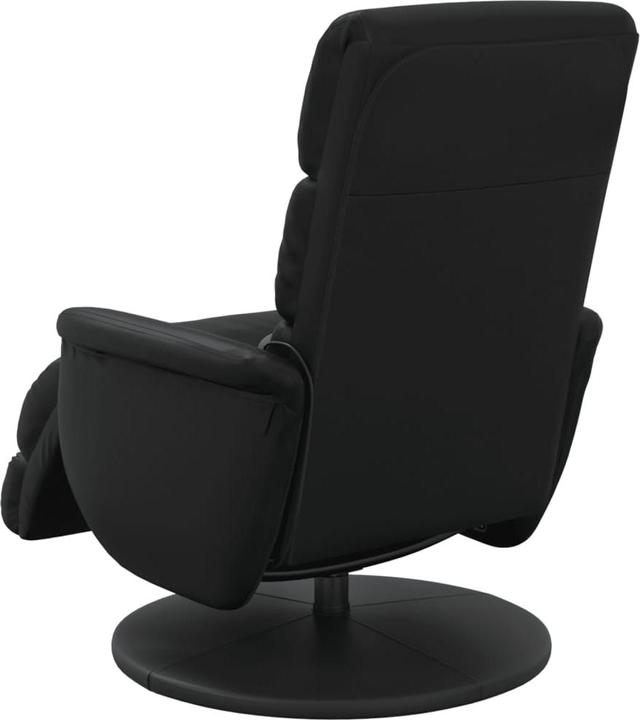 Produktbild VidaXL Massagesessel mit Fussteil Schwarz Kunstleder,Farbe
