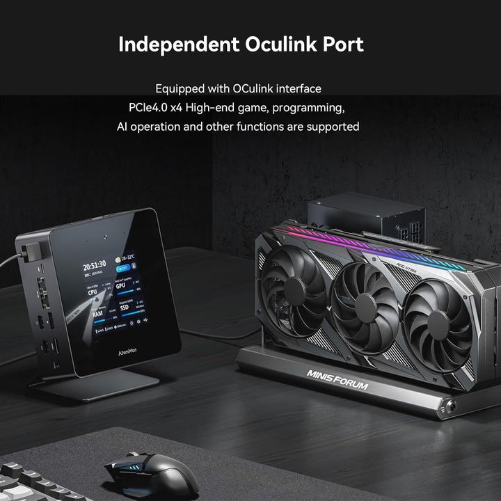Produktbild Minisforum X7 Ti (Intel Core Ultra 9 185H, 32 GB, 1000 GB)