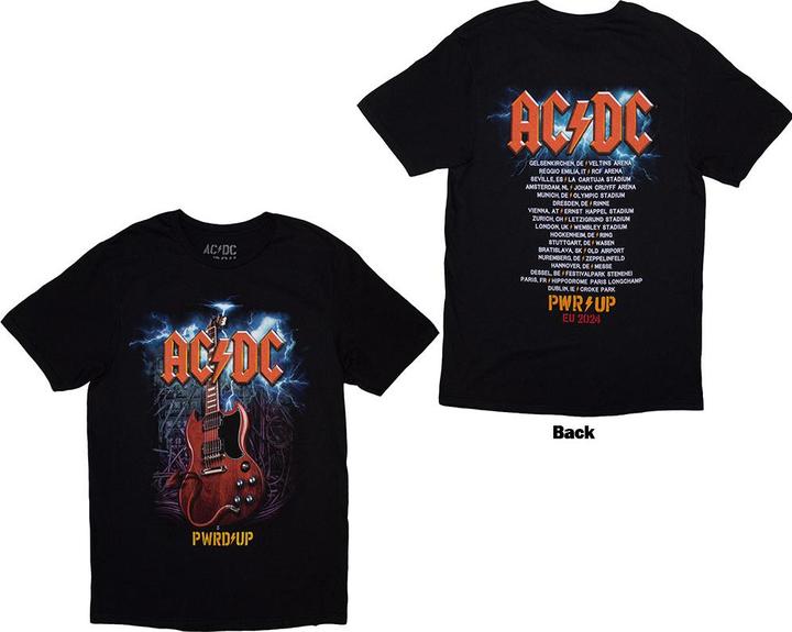 Image du produit AC/DC Guitar PWR-UP EU Tour 24 Back Print (3XL)