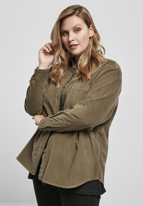 Actual product image Urban Classics Long sleeve shirt Corduroy Oversized (S)