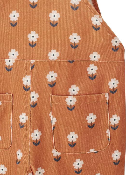 Produktbild Vertbaudet Mädchen Latzhose aus geblümtem Cord (146)