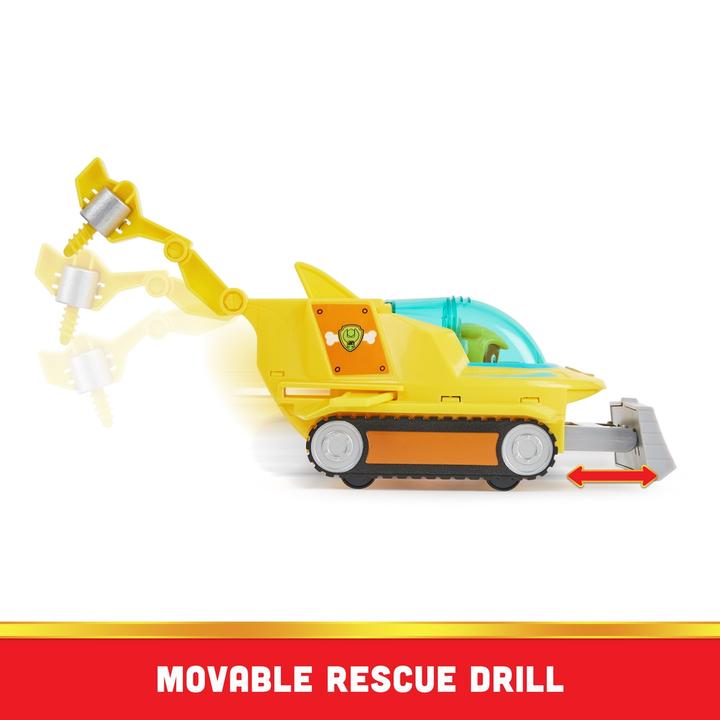 Actual product image Spin Master Paw Patrol Aqua Pups Deluxe Vehicle Rubble