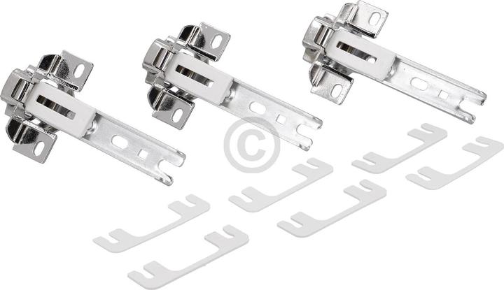 Immagine prodotto Bluparts Türscharnier Set Einbau wie BOSCH 00268699 für Kühlschrank 3Stk