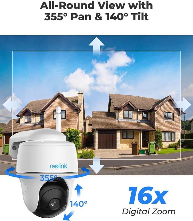 Actual product image Reolink Argus PT + Solarpanel (2560 x 1440 Pixels)
