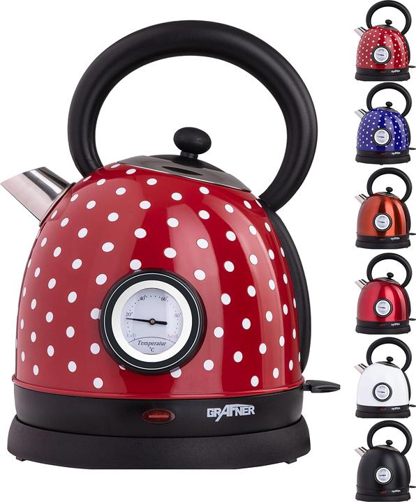 Produktbild Grafner Retro Wasserkocher mit Temperaturanzeige