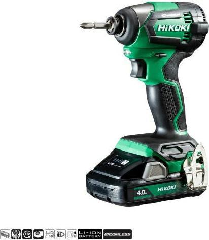 Immagine prodotto Hikoki Avvitatore a impulsi a batteria da 1/4 di pollice in valigetta WH18DE Solo (Batteria ricaricabile)