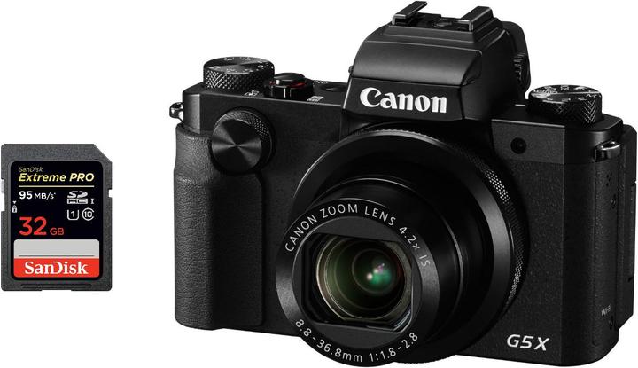 Canon PowerShot G5 X 32GB SD Kit