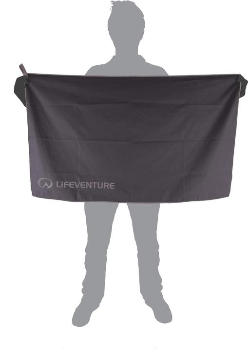 Image du produit Lifeventure Serviette de bain HydroFibre Trek, Grey, Large (110 x 65 cm)