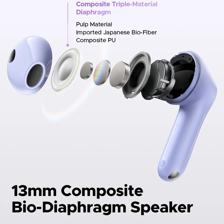 Image du produit Soundpeats Casque TWS Air 5 (violet) (ANC, 20 h, Sans fil)