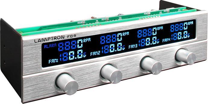 Produktbild Lamptron Fan controller 5 - silver (4 Lüfter)