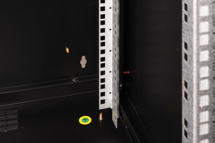 Actual product image Digitus 20U wall mounted enclosure 998x600x600mm colour black RAL 9005 (20 RU, 19 inch rack)