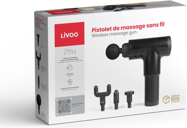 Immagine prodotto Livoo Pistola per massaggi senza fili