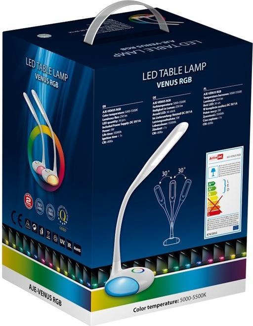 Actual product image Activejet AJE-VENUS RGB Table Lamp Non Replaceable Bulb(s) LED A++ (250 lm)