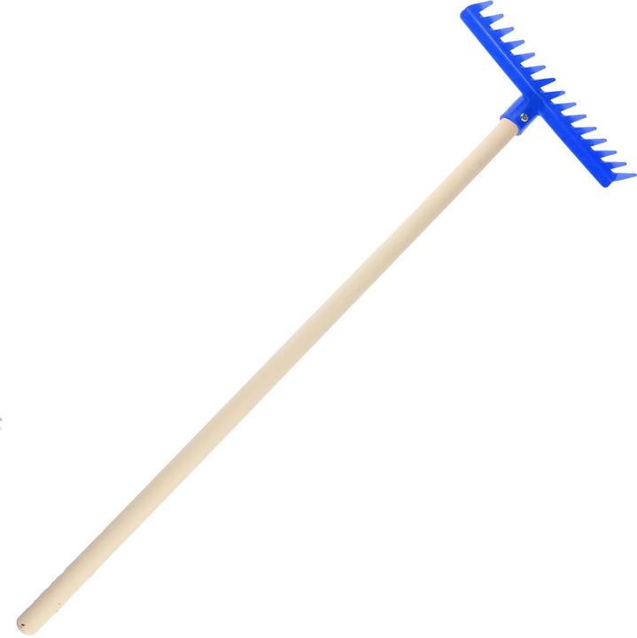 Polesie Rechen mit Holzgriff