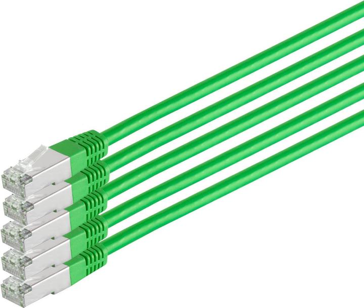 Image du produit S-Conn RJ45-RJ45 m-m (S/FTP, CAT6, 1 m)