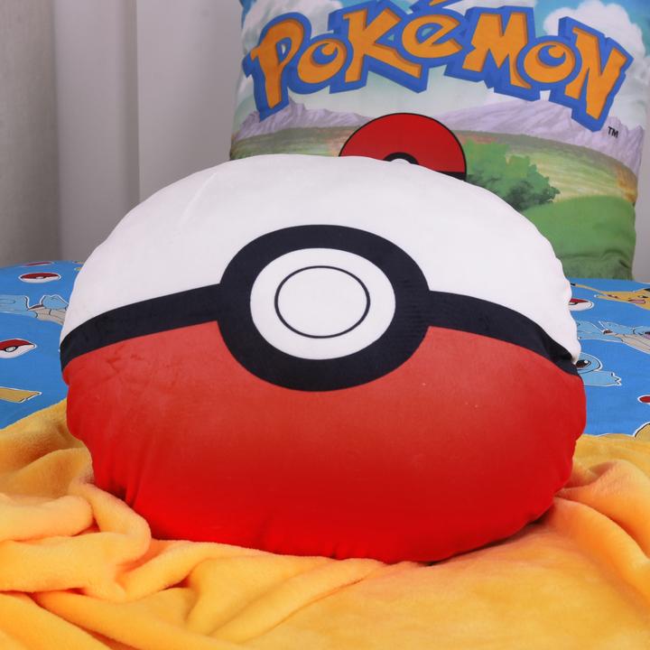 Image du produit Herding Coussin décoratif Pokemon Pokeball 30 cm (30 x 30 cm)