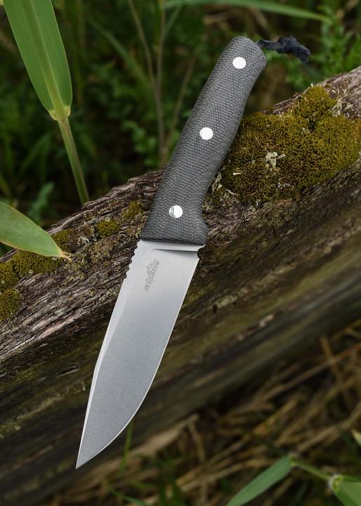 Actual product image Kvin Outdoor Knife Brown Black