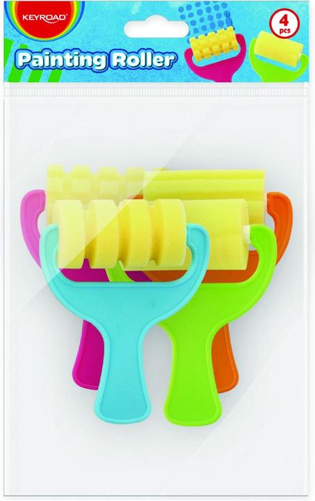 Actual product image Keyroad painting roll for children, 4 pieces, sponge, pendant, colour mix (Colour mixing, 4 x)